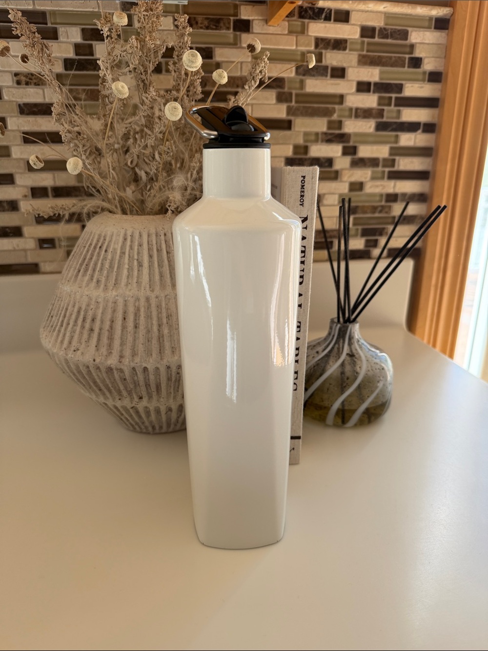 Brumate White Water Bottle